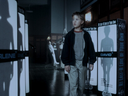 Fotograma de la película «A.I. Inteligencia Artificial», basada en el relato «Los superjuguetes duran todo el verano» de Brian Aldiss y protagonizada por Haley Joel Osment