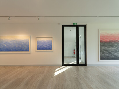 Minjung Kim, Mountain, vue d'exposition. Avec l'aimable autorisation de la Fondation Maeght