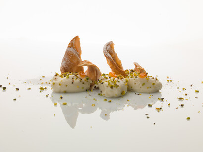 Troccoli di Pescatrice, cuore di zucchine, bottarga di Muggine di Orbetello  - Crediti ph: Stefano Mileto  