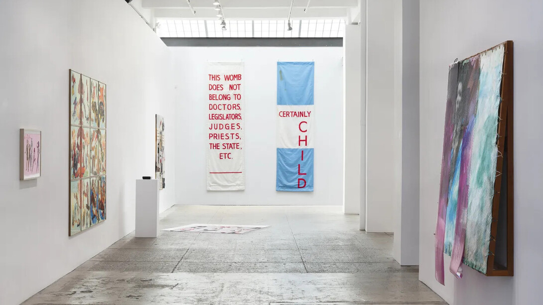 Various artists, For it is our battle, exhibition view. Courtesy of Galerie Lelong