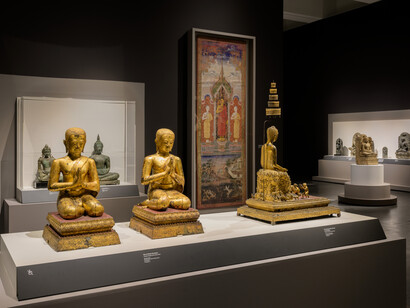 Realms of the dharma. Buddhist art across Asia, exhibition view. Courtesy of Los Angeles County Museum of Art (LACMA)