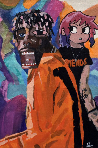 Dillion Stuart, Scott and Ramona (Uzi and Brittiny) (detail), 2026. Courtesy of Ogden Museum of Southern Art