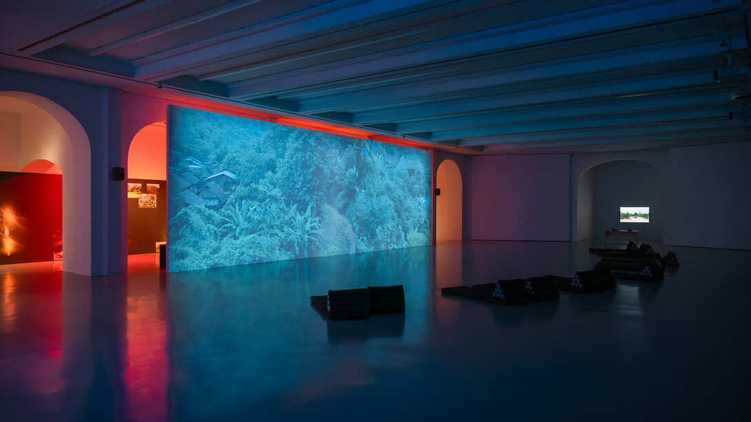 Som Supaparinya, The rivers they don’t see (extended), exhibition view. Courtesy of Kestner Gesellschaft