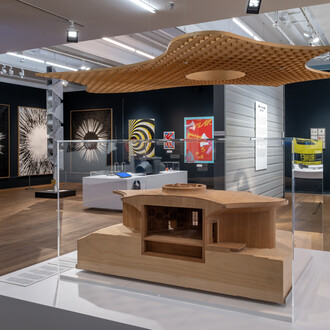 Pling! Design hören, ausstellungsansicht. Mit freundlicher genehmigung des Museums für Gestaltung