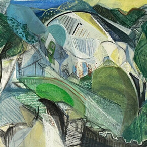 Manar Mervat Al Shouha, Forms of waterford (detail), 2025. Courtesy of Solomon Fine Art 