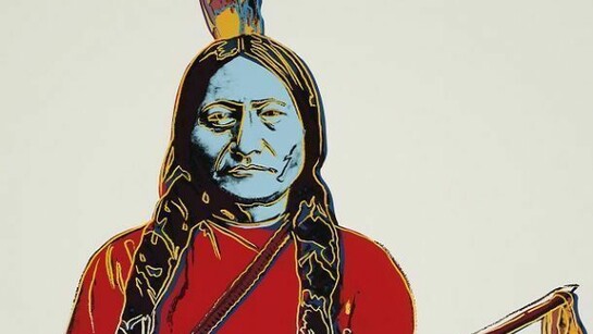 Andy Warhol 1928-1987, Sitting Bull (F. & S. IIIA.70), Executed in 1986, screenprint in colors on museum board, one of a small number of impressions, 35 7/8 x 36 in. (91.2 x 91.5 cm.)