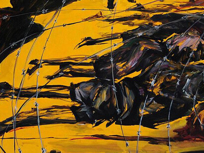Sin título, Óleo sobre tabla, 122 x 122 cm, 1990