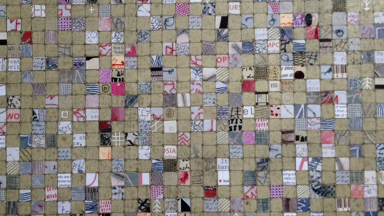 Hilary Ellis, Sampler, 2015 (detail)