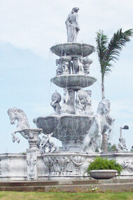 A water fountain in San Juan, Puerto Rico
