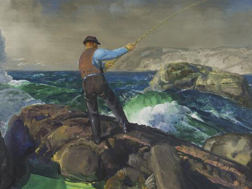 George Bellows (1882–1925) 
The Fisherman, 1917 
Oil on canvas
Amon Carter Museum of American Art, Fort Worth, Texas
