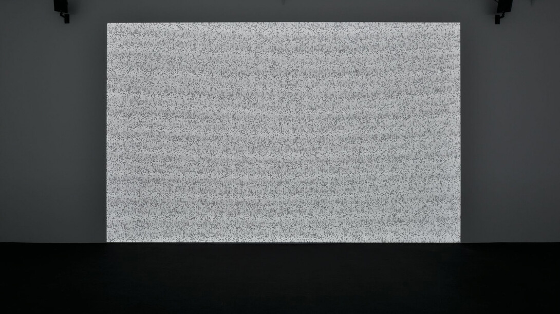 Ryoji Ikeda. Courtesy of Almine Rech Gallery