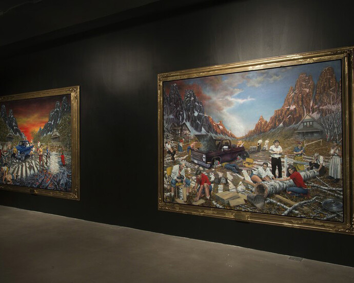 The Course of a Distant Empire. Courtesy of Winsor Gallery