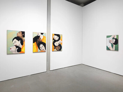 Rebecca Brodskis, The last ones awake, exhibition view. Courtesy of König Galerie