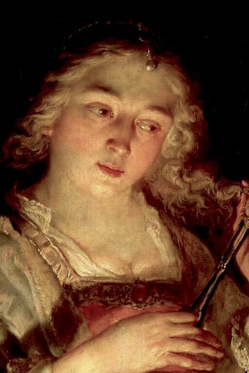 «Alegoria da vaidade», detalhe, Jacques de L'Ange