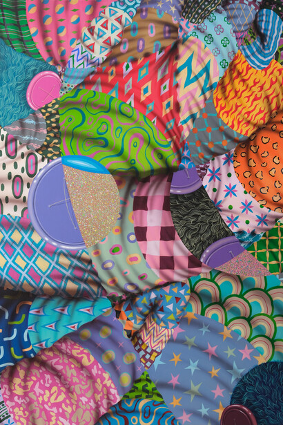 Suanjaya Kencut, Fragment #1 (detail), 2025. Courtesy of GR gallery