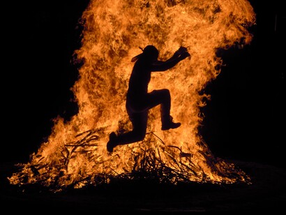 Hogueras de San Juan en España