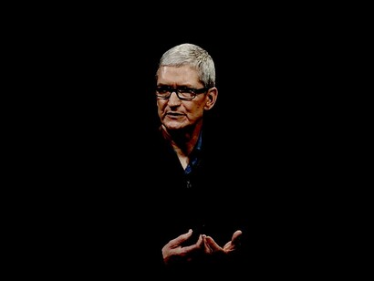 Tim Cooke, CEO de Apple, la compañía que, según los expertos, puede salir más perjudicada a corto plazo de la guerra comercial
