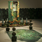 Amalia Mesa-Bains, Archaeology of memory, exhibition view. Courtesy of San Antonio Museum of Art