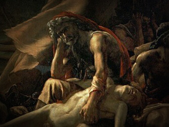 Detalle de la pintura 'La balsa de la Medusa' (1819) de Théodore Géricault