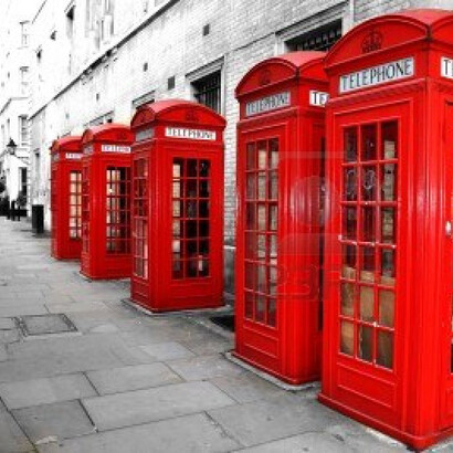 Londres. Cabinas telefónicas