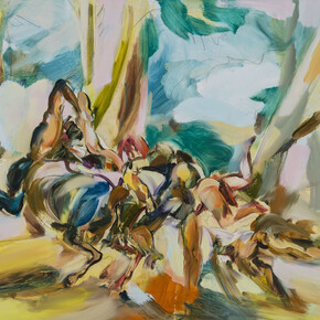 Suzanne Unrein, Aestival 2, 2014, Oil on canvas, 51” x 72”