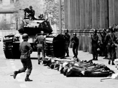 Fuerzas militares favorables a Pinochet realizan detenciones masivas en Chile durante el Golpe de Estado de 1973