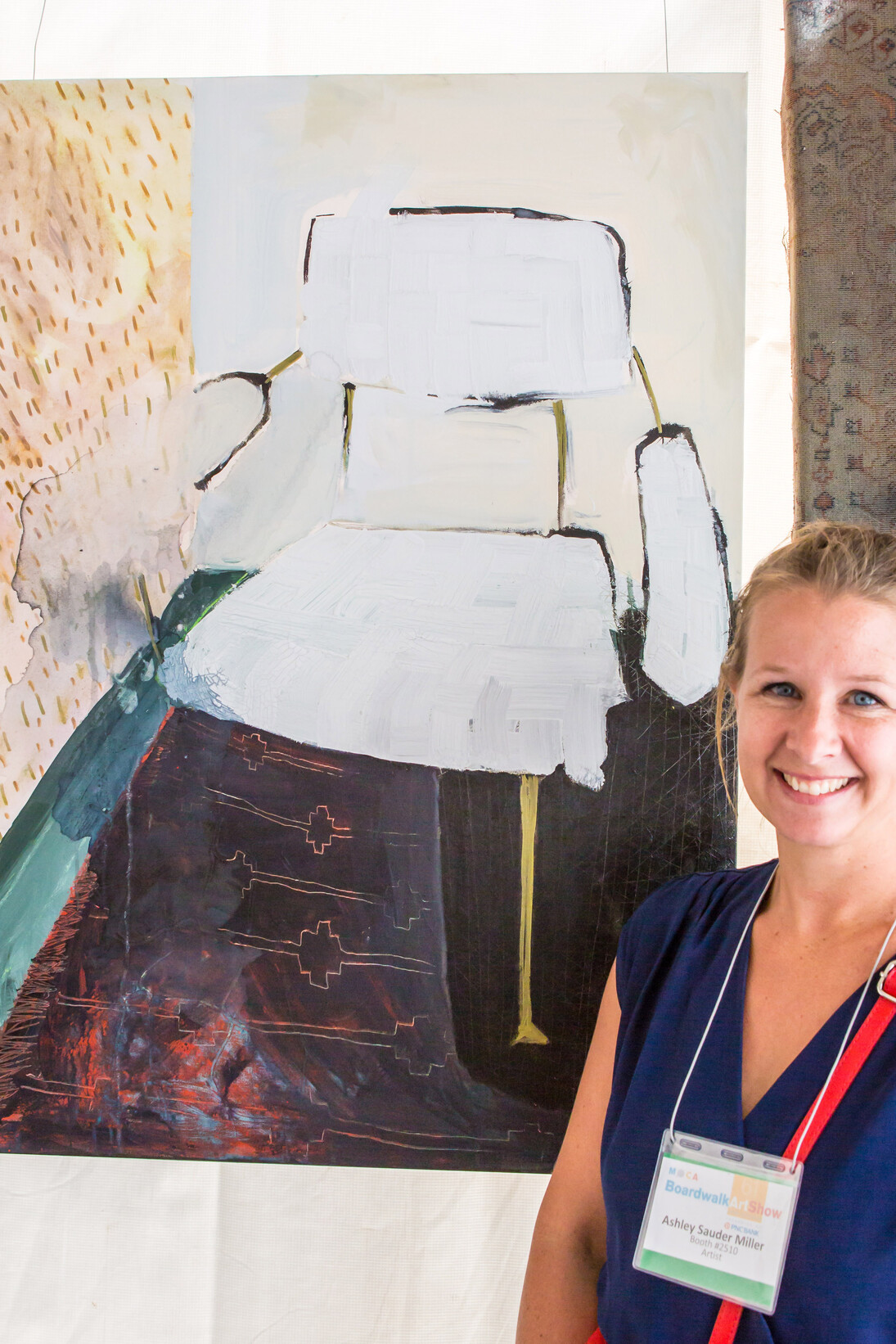 Ashley Sauder Miller. Best in Show Award at the Virginia Museum of Contemporary Art's Boardwalk Show in 2016. Photograph by Gary Horton Photography.