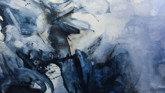 Ellie Fritz, Interference Blues, 2016. Courtesy of K. Imperial Fine Art