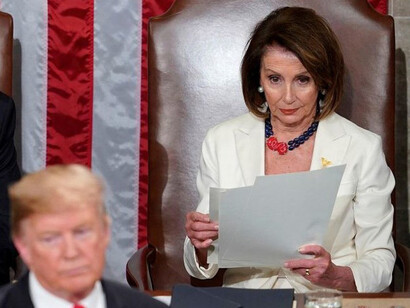Nancy Pelosi and Donald Trump
