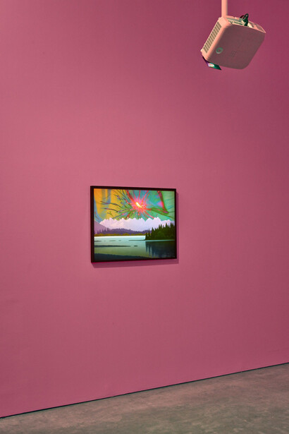 Pipilotti Rist, Prickling Goosebumps & Humming Horizon, Installation view. Pictured: Visual Cortex Dolomites, 2022. Courtesy of Luhring Augustine Chelsea, New York.