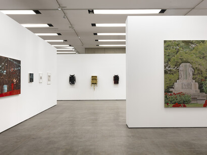 Verschiedene künstler, Lebt und arbeitet in Wien, ausstellungsansicht. Mit freundlicher genehmigung der Kunsthalle Wien