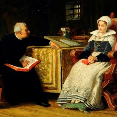 "Lady Jane Grey nella torre", William Frederick Yeames, 1860 circa