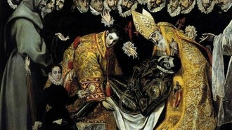 El Greco, Sepoltura del Conte di Orgaz, Toledo, Iglesia de Santo Tomé. Mondadori Portfolio/Electa /Remo Bardazzi