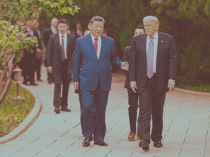 President Donald Trump and the General Secretary of the Chinese Communist Party, Xi Jinping, on May 15, 2026, in Zhongnanhai