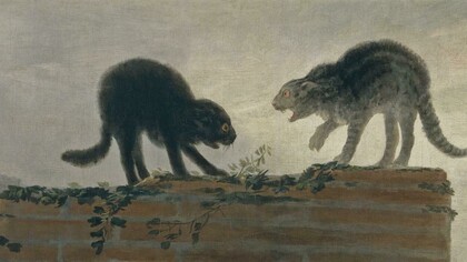 «Riña de gatos», Francisco de Goya