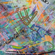 Judit Navratil, Landscape in the Szívküldi Lakótelep (detail). Courtesy of Mercury 20 Gallery