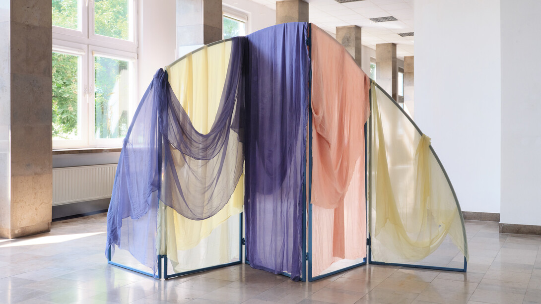 Alicja Bielawska, Between the ray and the shadow (screen) (dettaglio), 2025. Cortesia dell’Istituto Italiano di Cultura di Varsavia