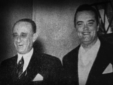 Juan D'Arienzo y el cantante Armando Laborde