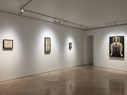 Saskia Colwell, Skin on skin, exhibition view. Courtesy of Victoria Miro Gallery