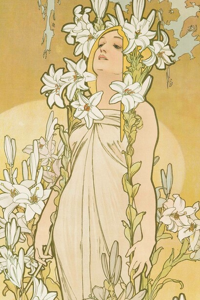 Alphonse Mucha, Lily, 1898
