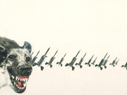 Colin Self, Guard Dog on a Missile Base, 1965 © The Artist/Tate Gallery