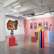 Valeria Montti Colque, Jag bär berget, du bär mig, exhibition view. Courtesy of Galleri Duerr