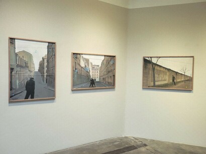 Paolo Ventura and Robert Doisneau, A human pace, exhibition view. Courtesy of Galerie XII