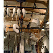 Tim de Christopher, The Fruit of Our Labors (detail), ongoing. Mixed media, dimensions variable. Courtesy of the artist. Installation at Oxbow Gallery, Northampton, MA, 2010.