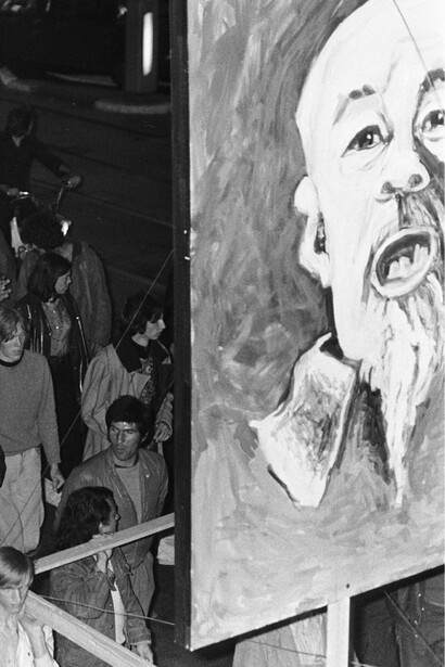 Manifestación en homenaje a Ho Chi Minh, Ámsterdam, Países Bajos, 10 de septiembre de 1969