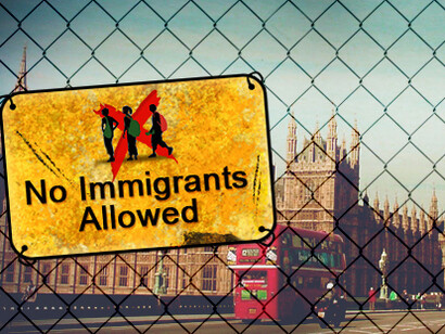 Britain's no immigrants policy, Source: Pehtem news