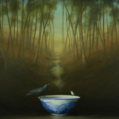 Mayme Kratz, Dark garden 17, 2025. Courtesy of Lisa Sette Gallery