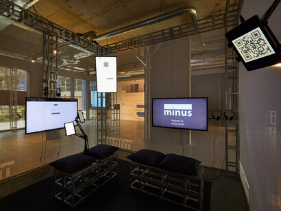 Ben Grosser. Software For Less, installation view. Courtesy of arebyte Gallery