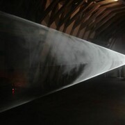 Anthony McCall, Line Describing a Cone (1973), installation view, Musée de Rochechouart, 2007, Photo: Freddy Le Saux, Courtesy Sprüth Magers Berlin London