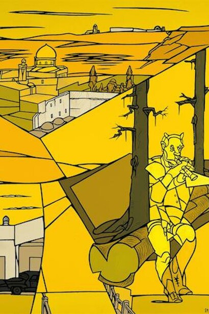 Valerio Adami, Exhibition view. Courtesy of Galerie Daniel Templon